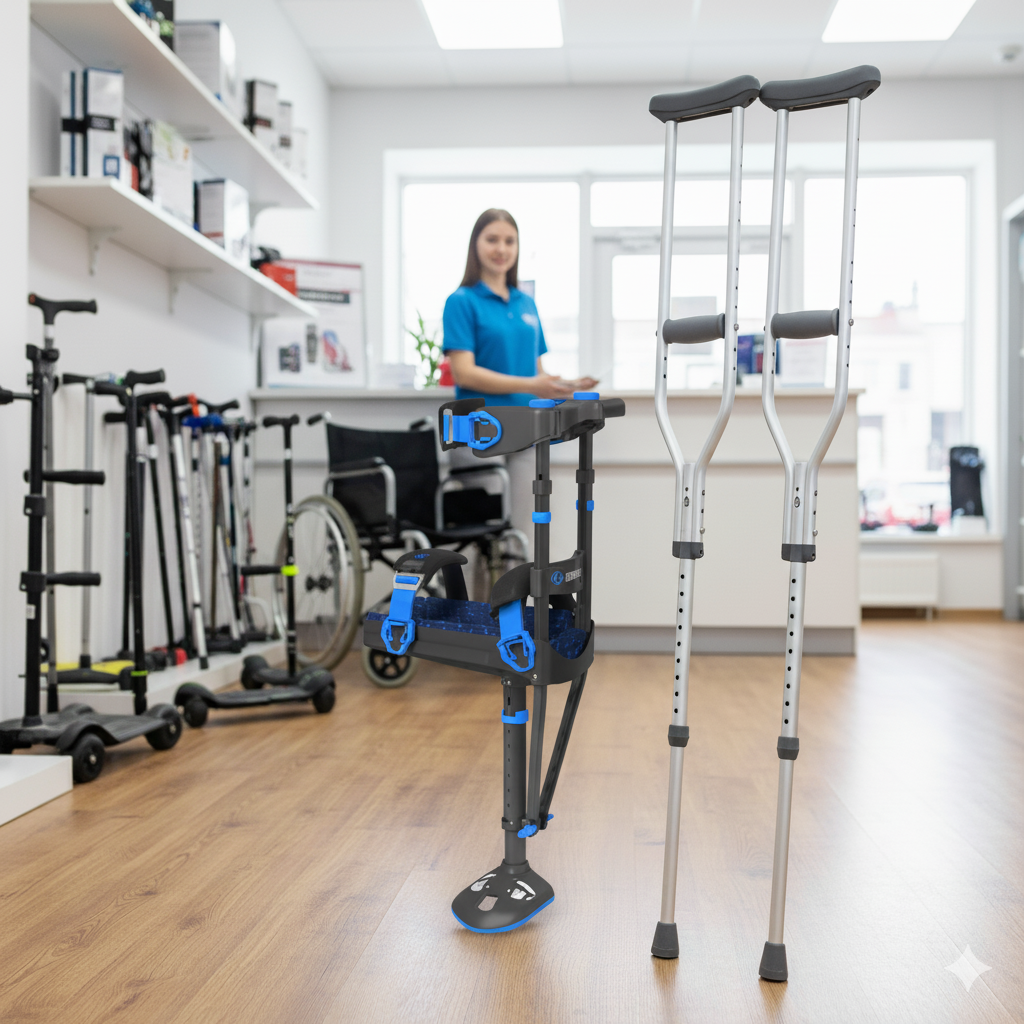 Аренда и прокат разных видов костылей в Алматы