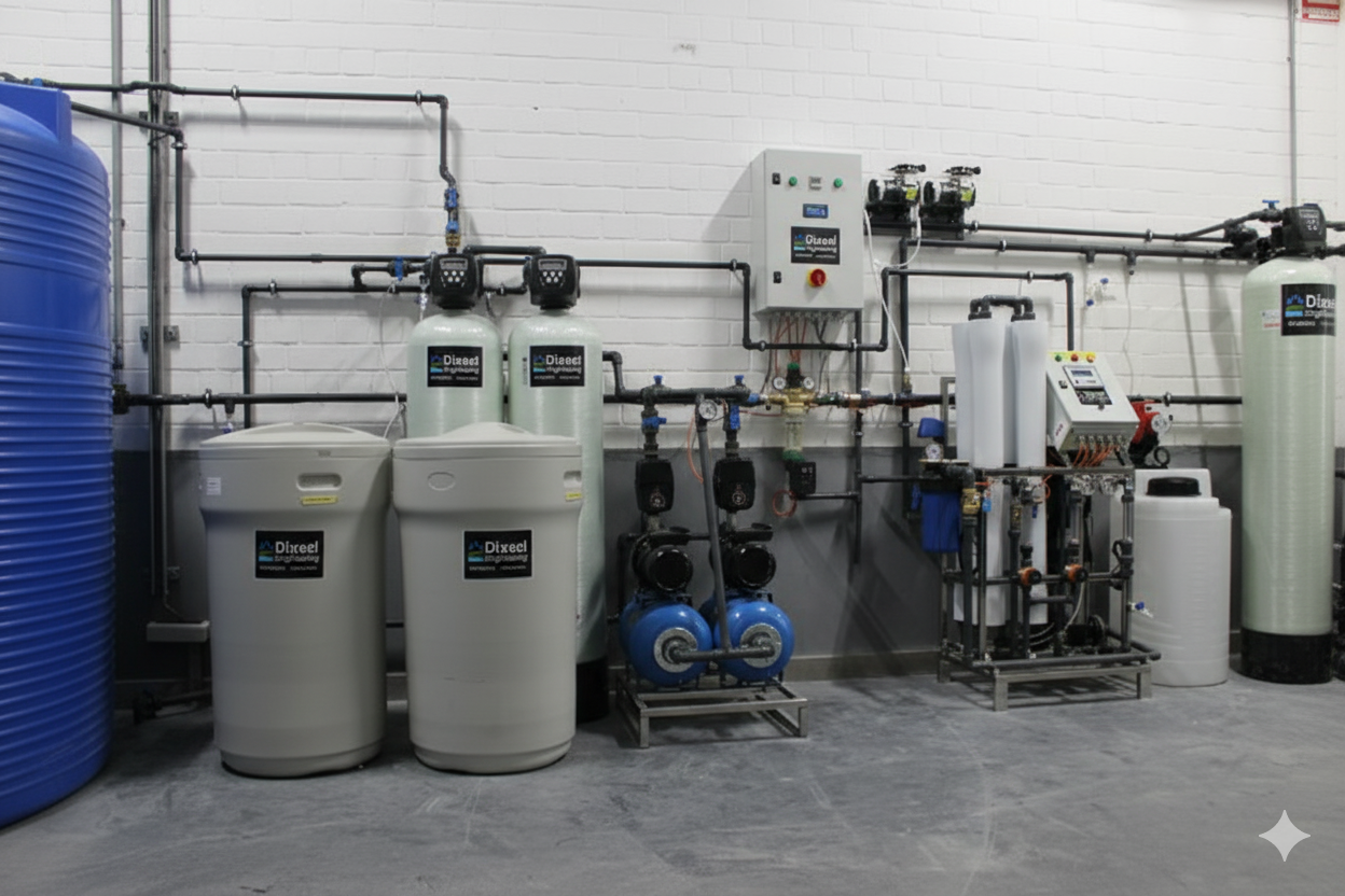 Монтаж системы ХВО (водоподготовки)