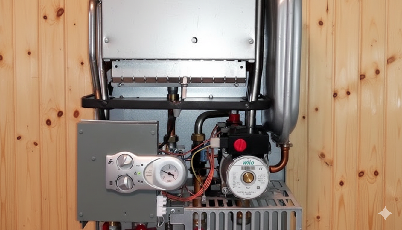 Замена насоса на котле Ferroli в Турксибском районе