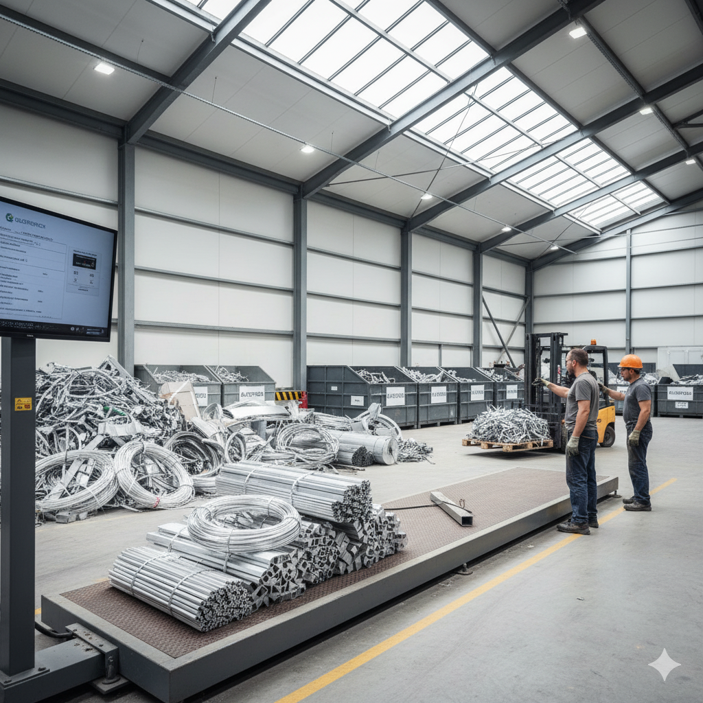 Фото чистого алюминия «Электротех» на складе