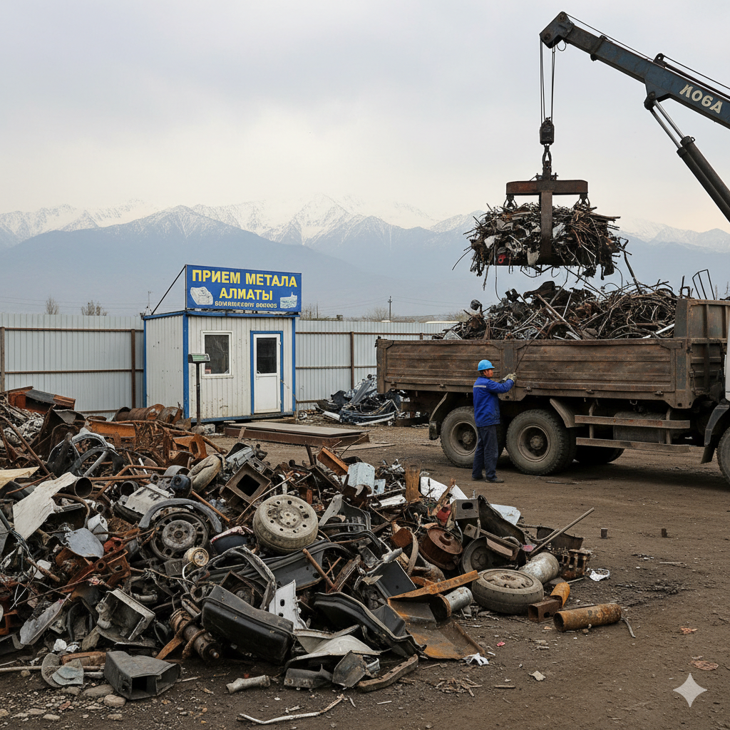Приемка и вывоз металлолома в Алматы