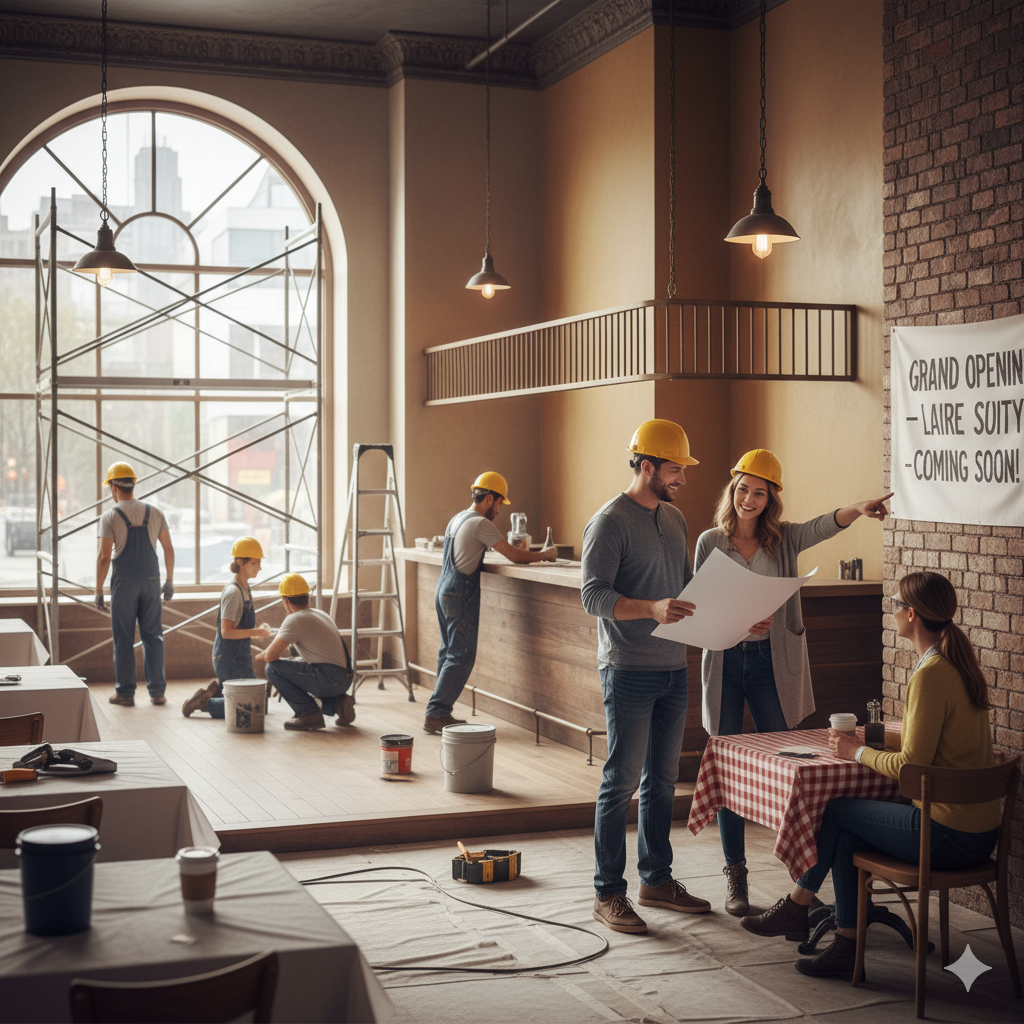 Ремонт ресторанов и кафе под ключ в Алматы