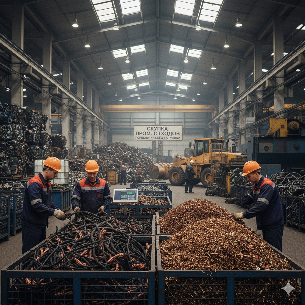 Фото горелого кабеля и медной стружки