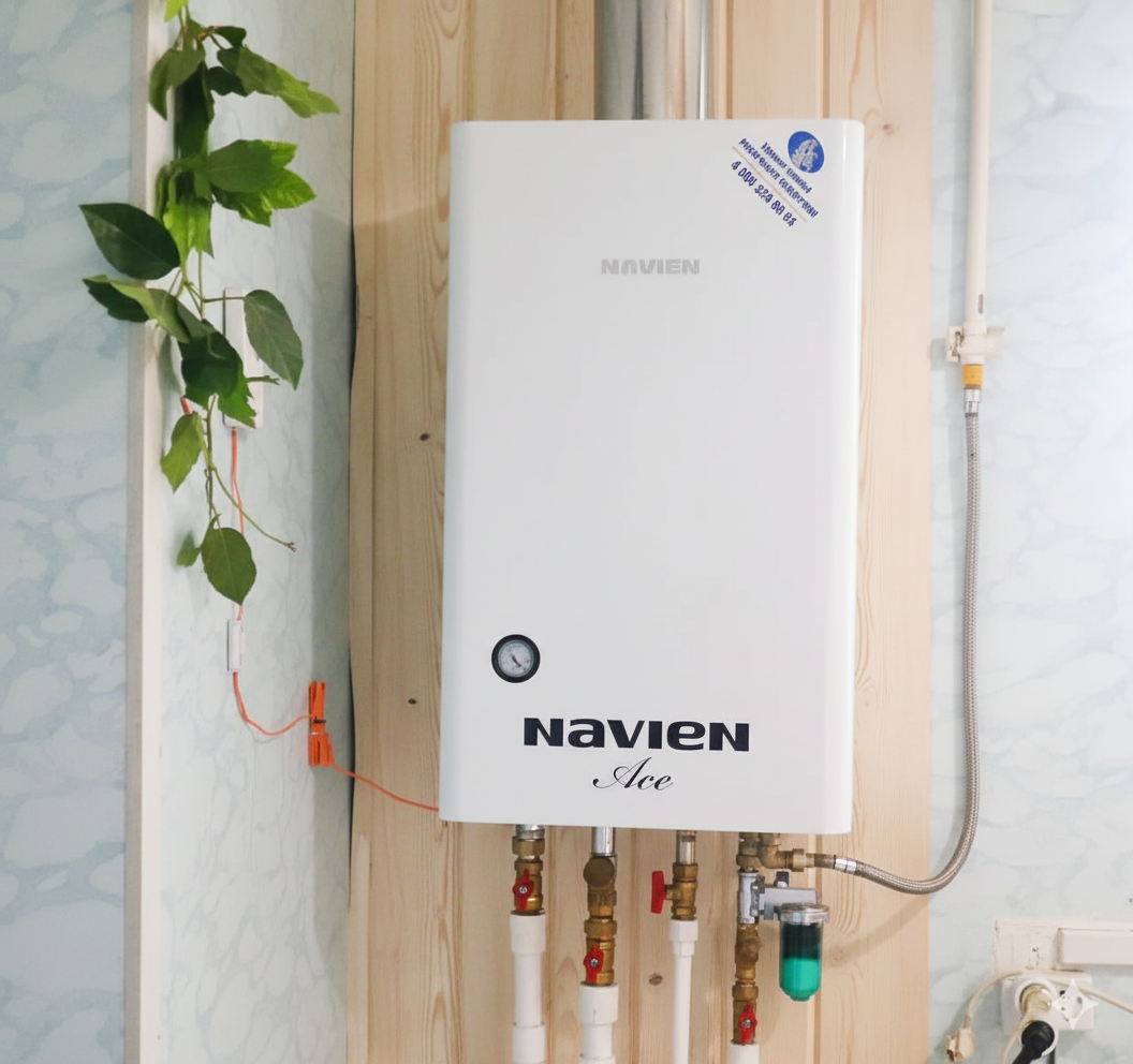 Промывка теплообменника газовой колонки Navien в Медеуском районе