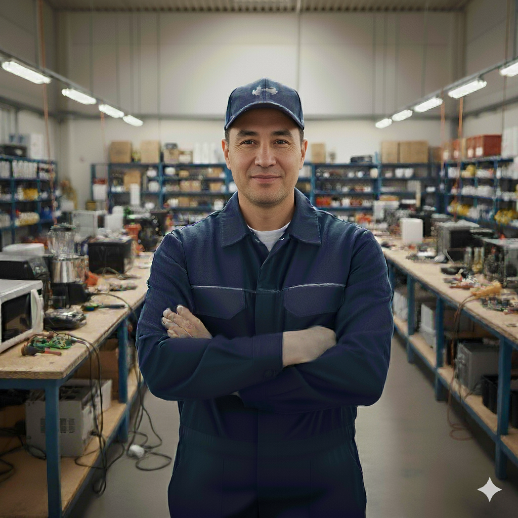 Ерлан Сапаров - Специалист по гидравлике и протечкам посудомоек