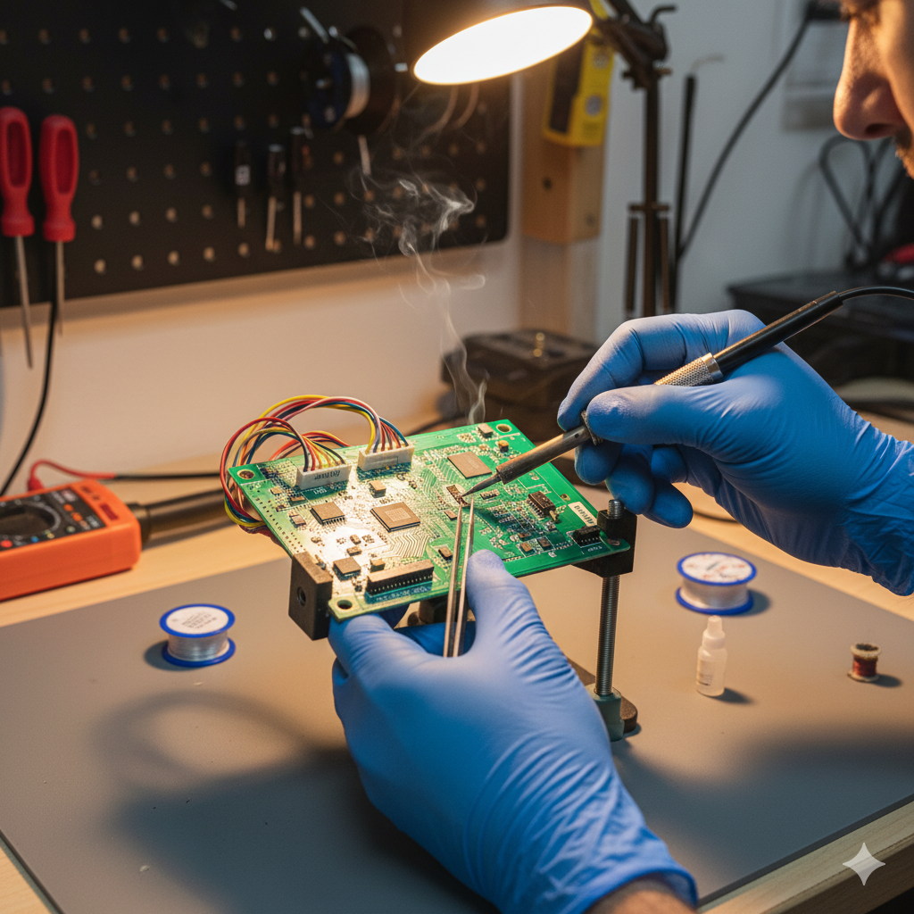 Ремонт платы холодильника Indesit в Жетысуском районе