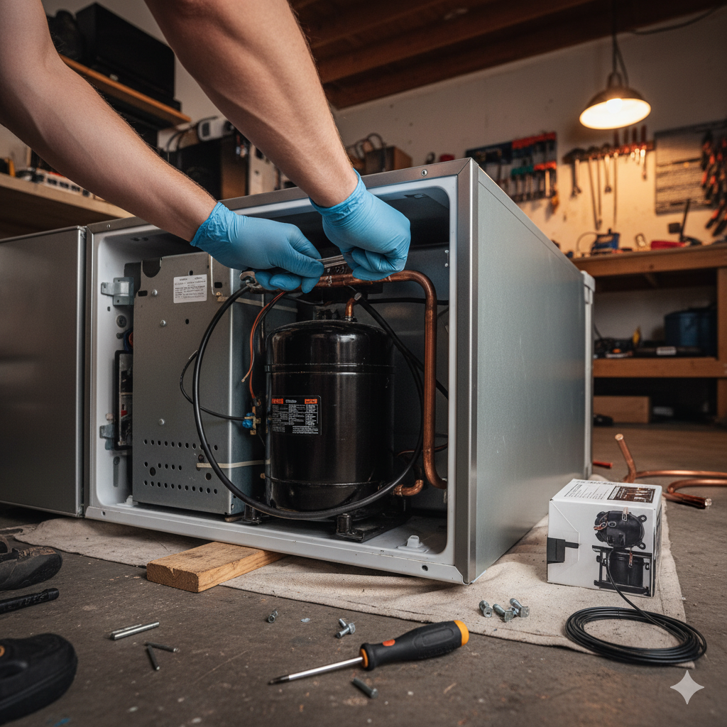 Замена компрессора холодильника Atlant в Медеуском районе