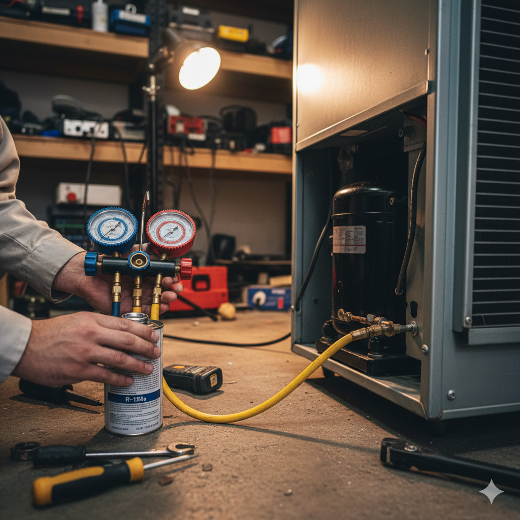 Заправка фреоном холодильника LG в Алмалинском районе