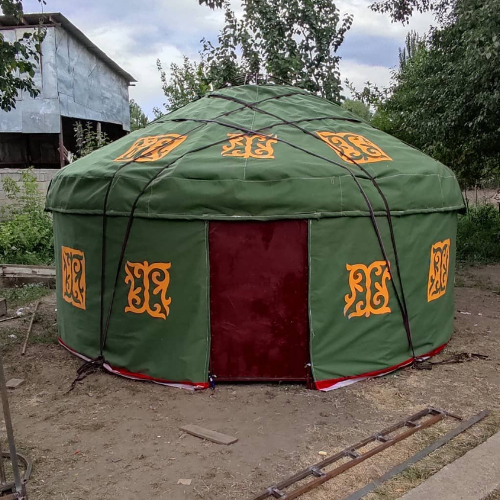 Интерьер казахской юрты