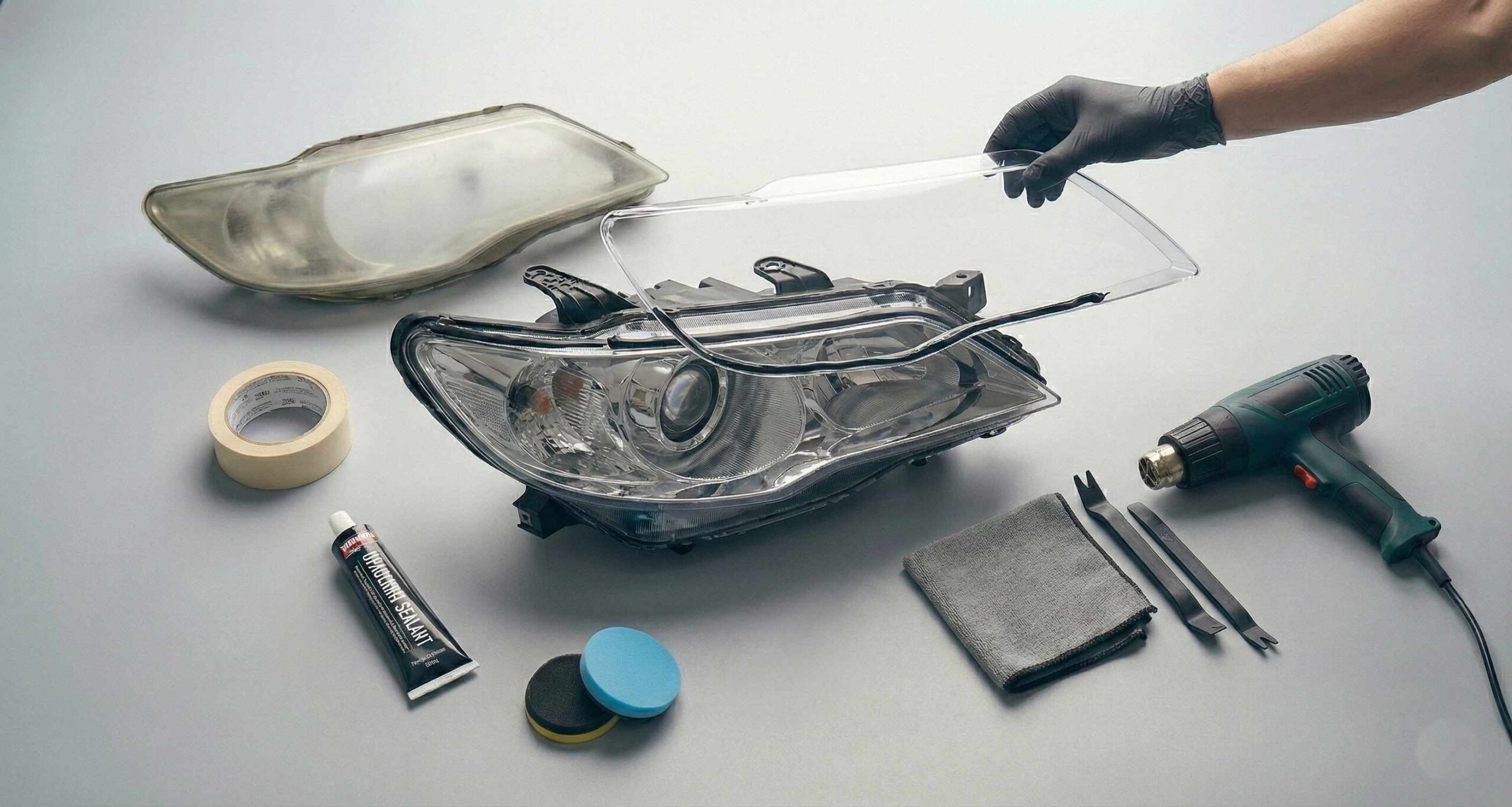 Стекло фары Voyah