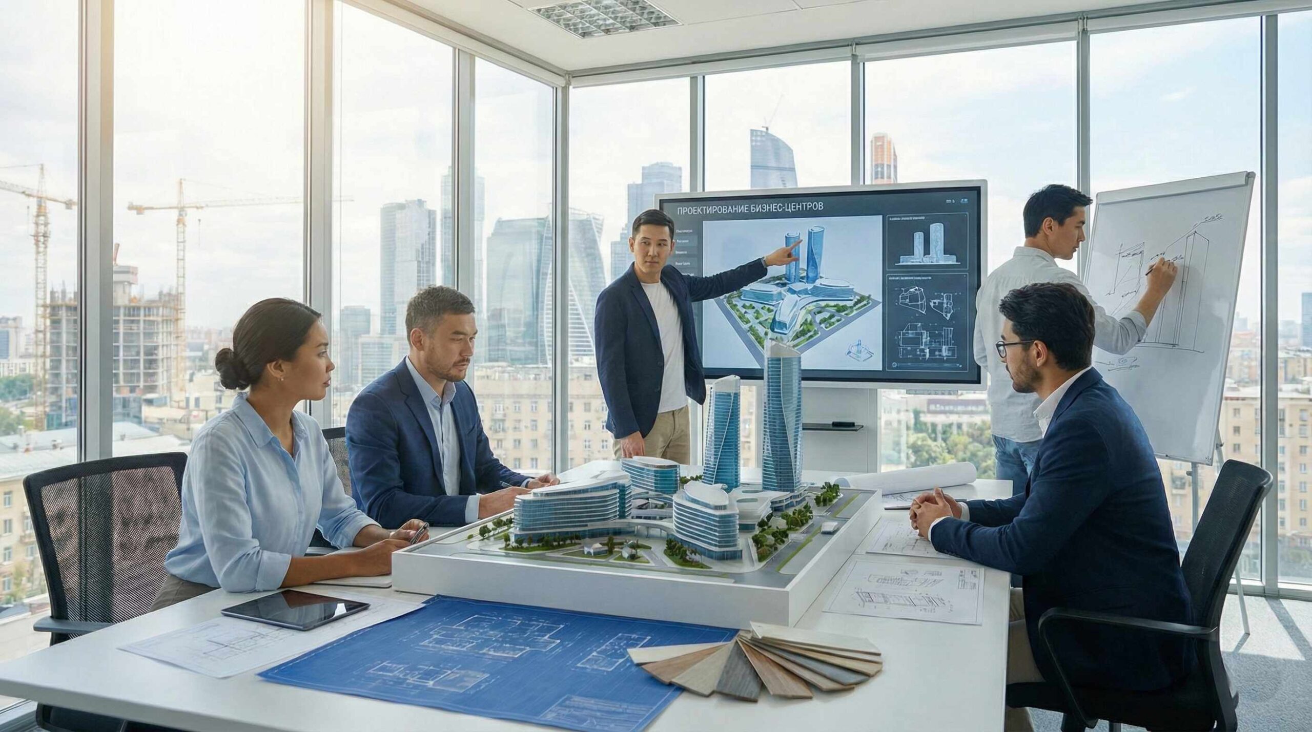 Проектирование бизнес-центров и административных зданий в Казахстане