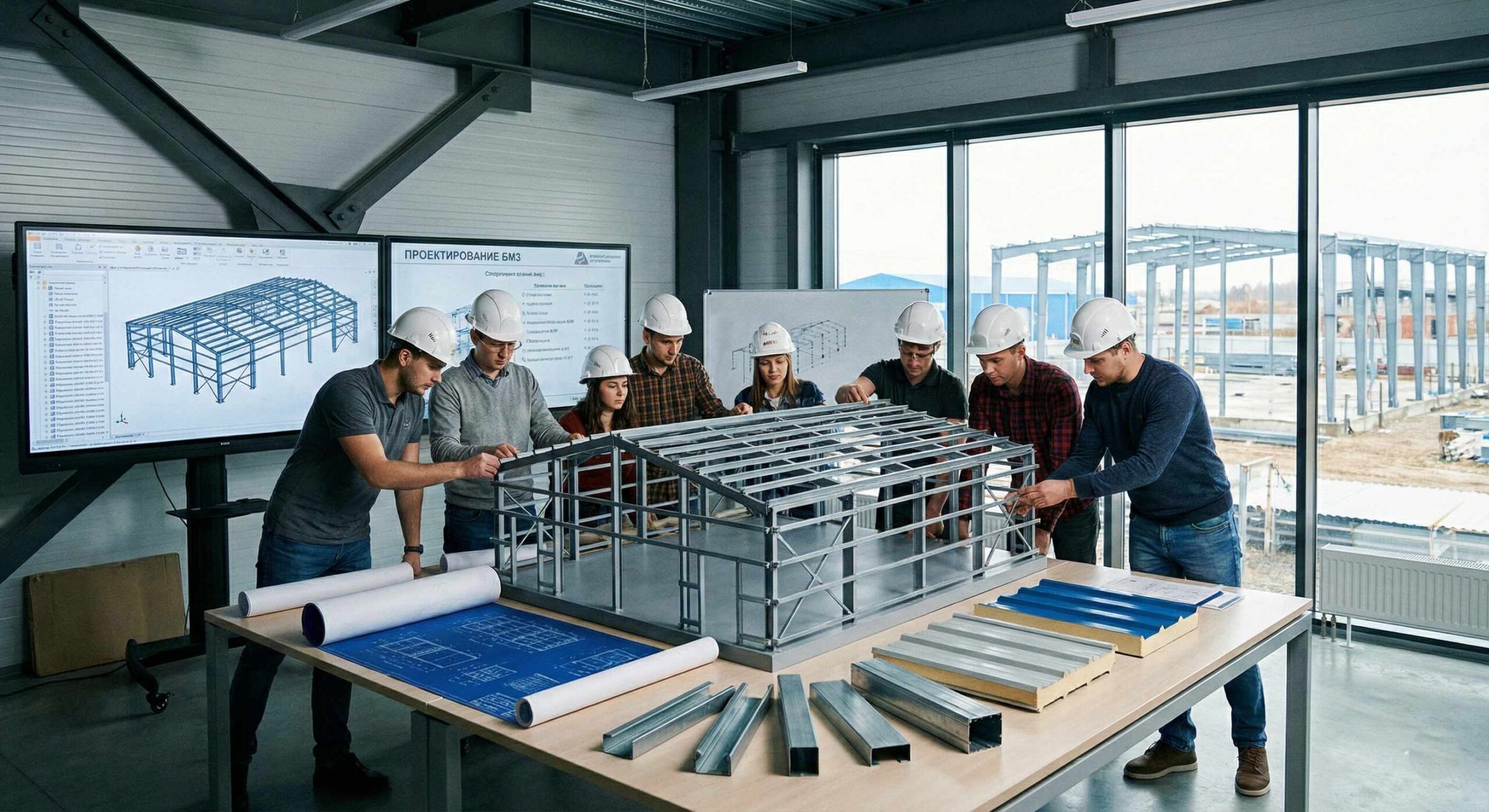 Проектирование быстровозводимых зданий из металлоконструкций