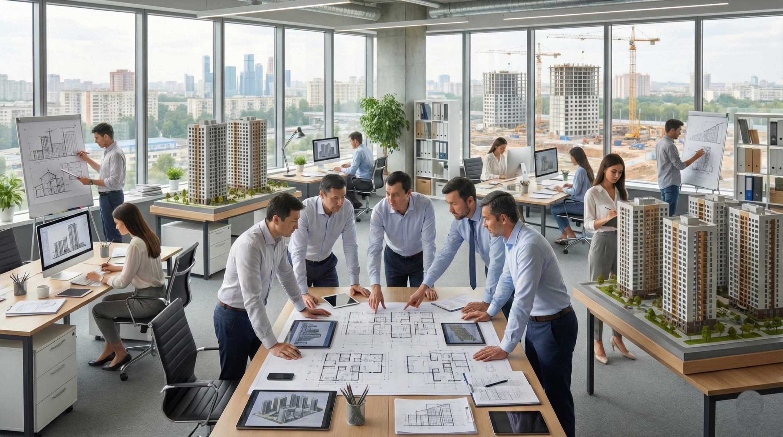 Проектирование многоэтажных жилых комплексов (ЖК)