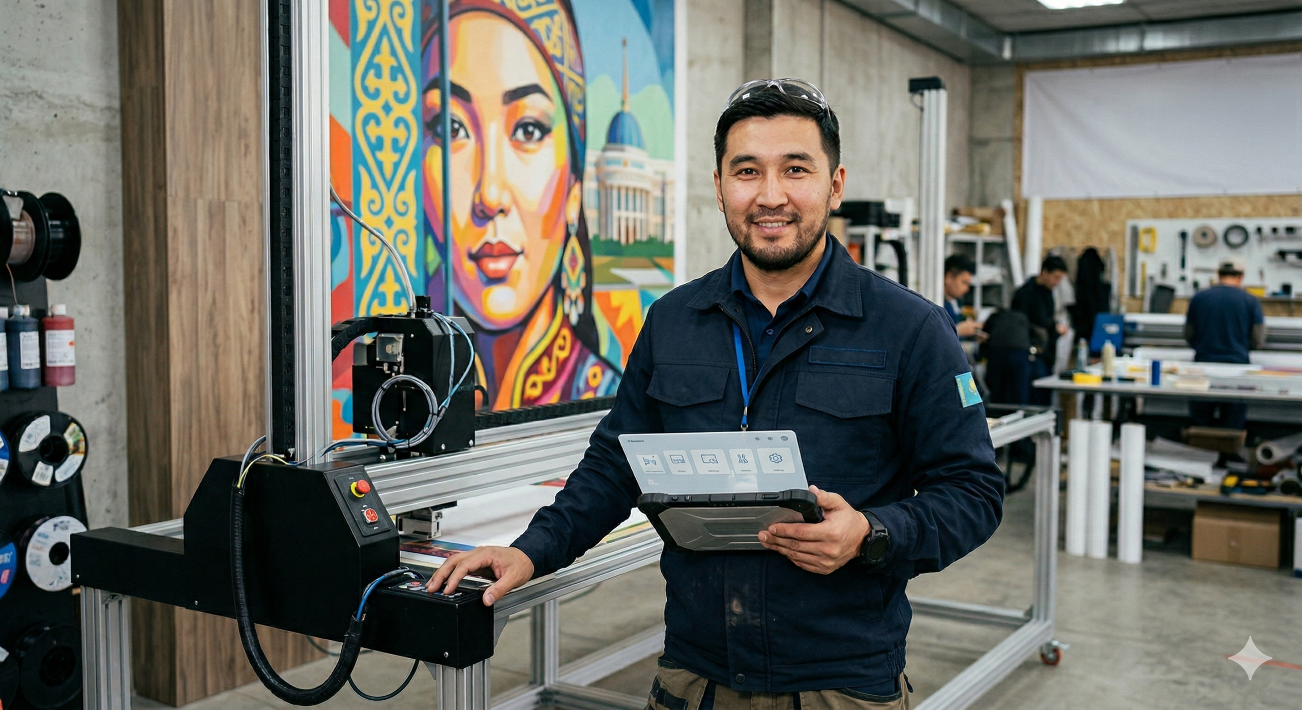 Ерлан Жумабаев - Оператор робота-художника