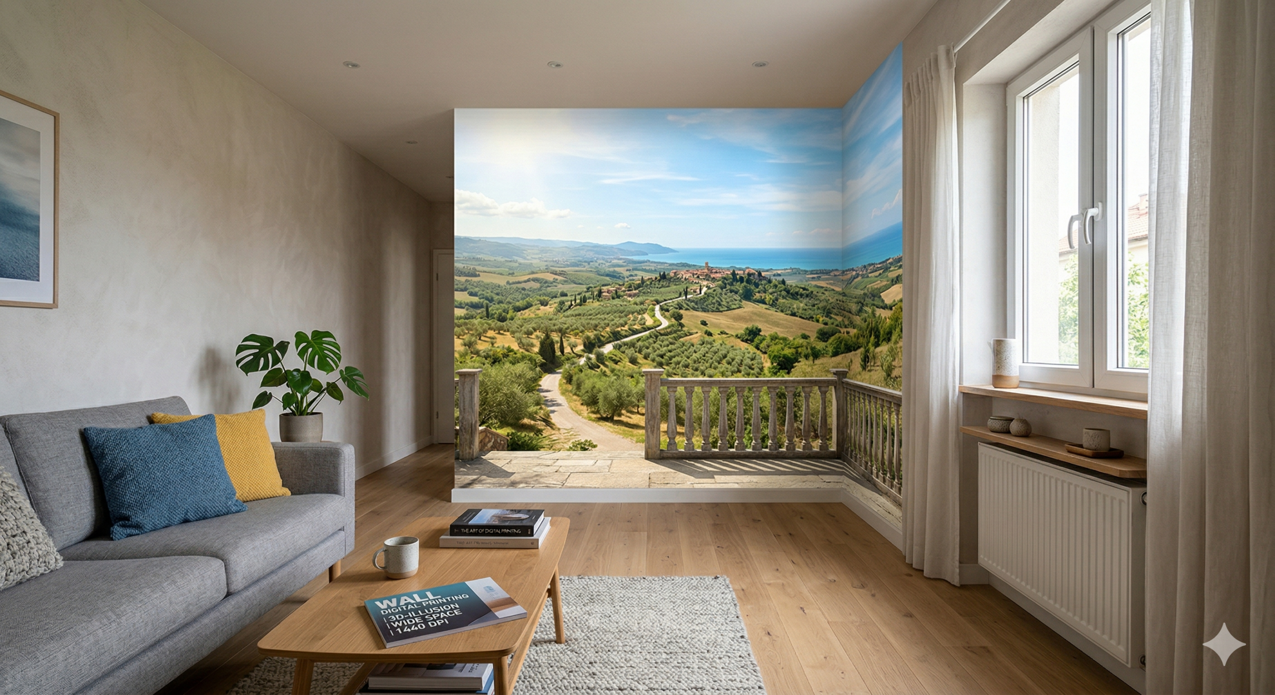 Создание 3D-иллюзии в гостиной Алматы