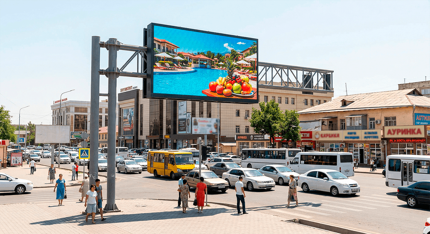 Уличный билборд Hikvision