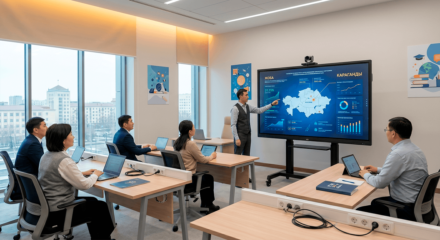 Оснащение тренинг-центра дисплеями Maxon Smart Panel