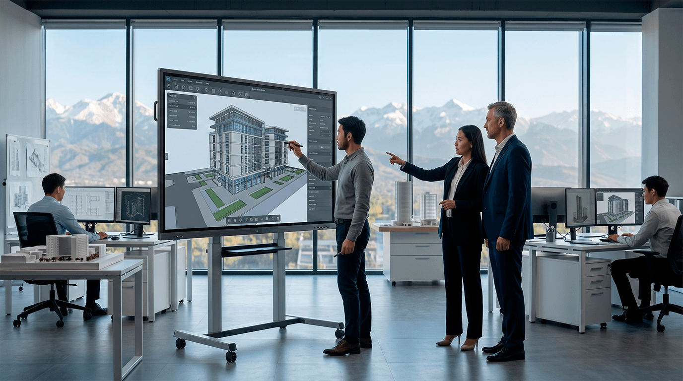 4K панель DigiTouch для архитектурного бюро