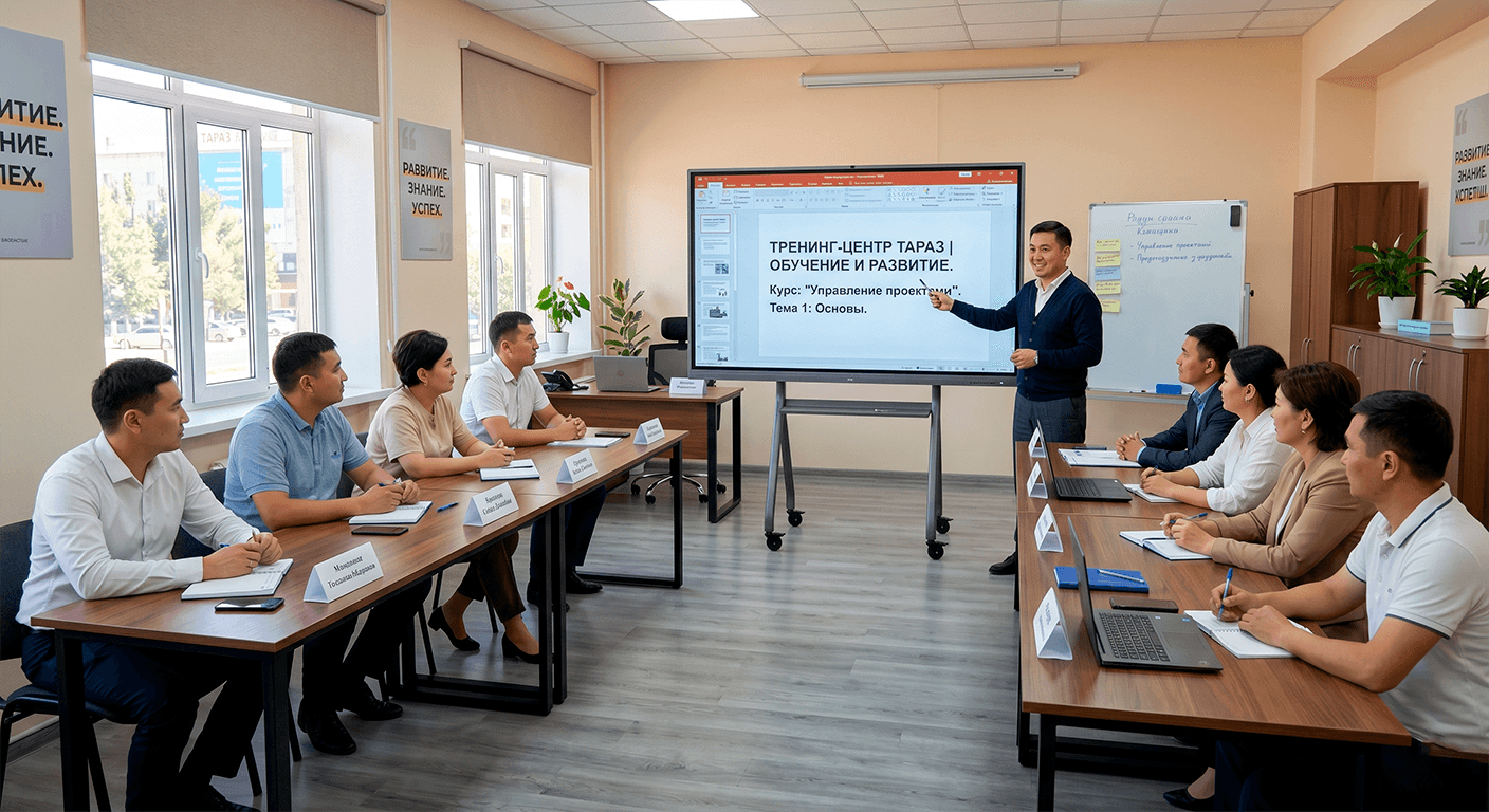 Оснащение тренинг-центра дисплеями iiyama ProLite в Таразе