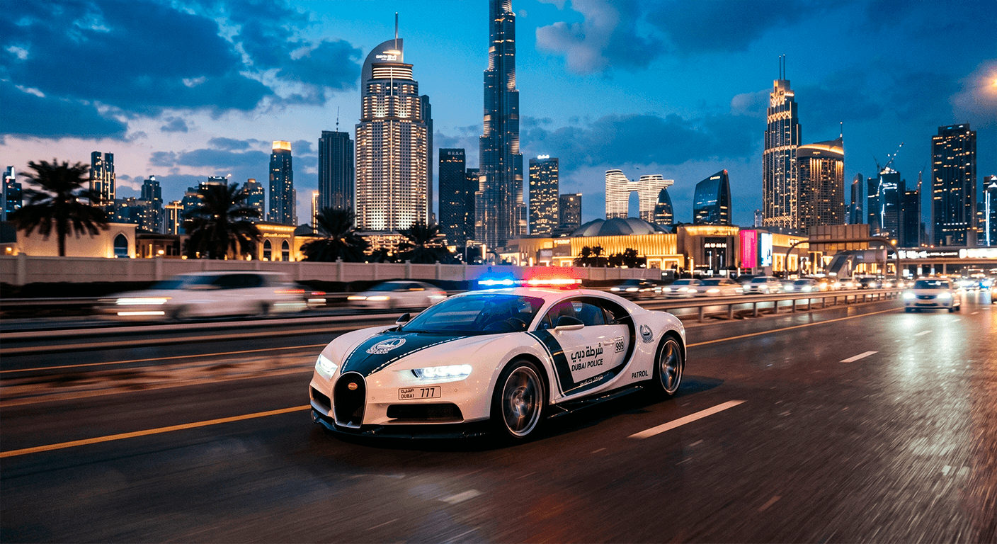 Bugatti Veyron Полиции Дубая
