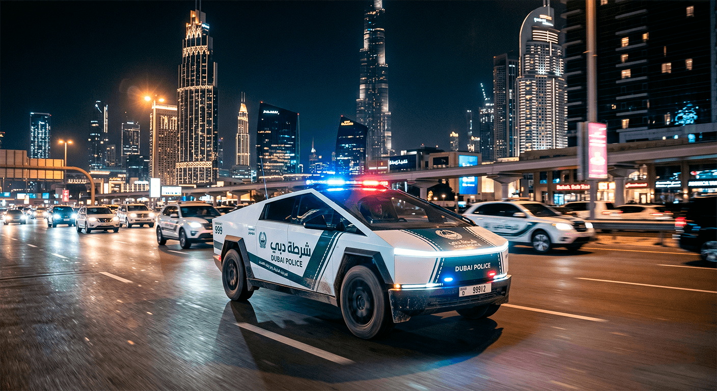 Tesla Cybertruck в Дубае