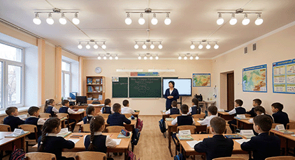 Снабжение учебного центра лампами EKF